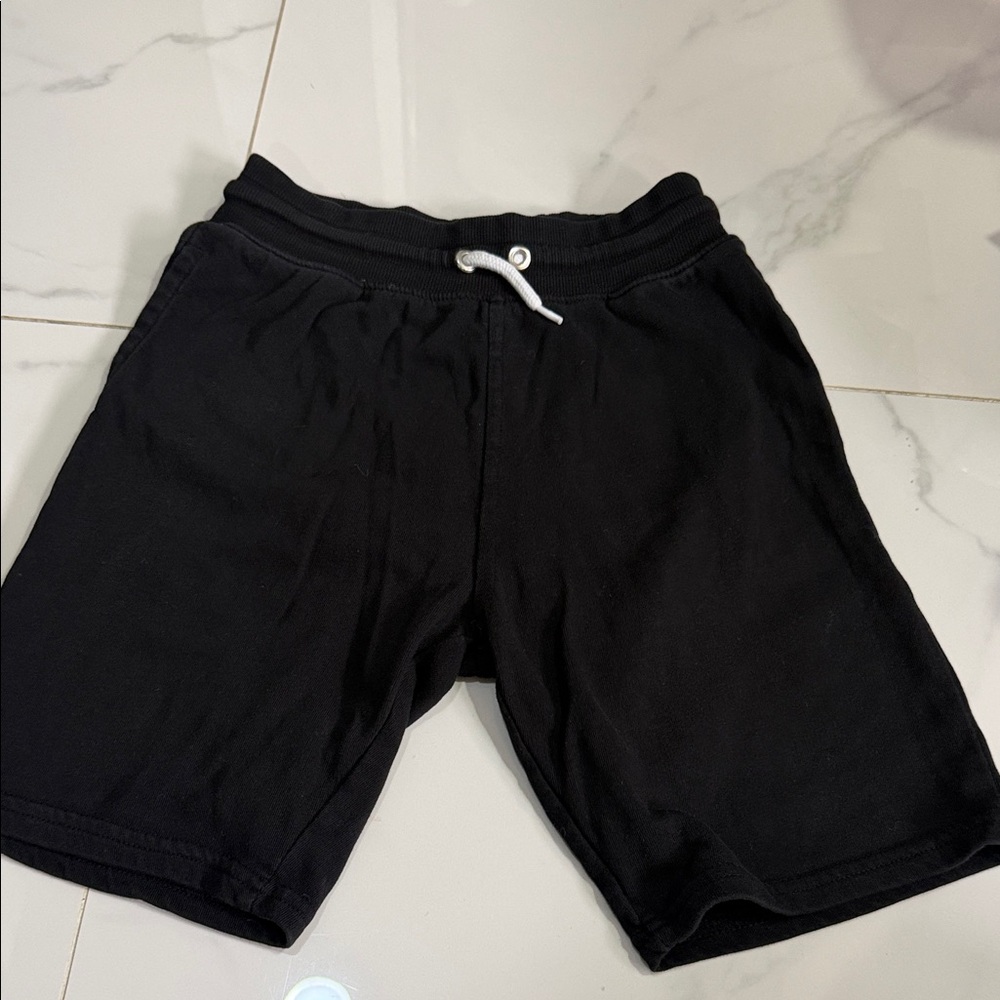 H&M Black Drawstring Kids Shorts